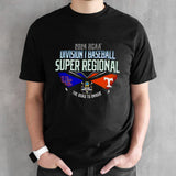 2024 NCAA Division I Baseball Super Regional Evansville Purple Aces vs Tennessee Volunteers shirt