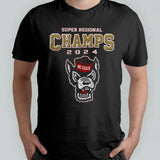 2024 NCAA Menâ€™s College World Series NC State Wolfpack Super Regional Champions Shirt