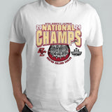 2024 NCAA Womenâ€™s Lacrosse National Champions Boston College Eagles logo shirt