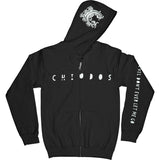 Devil Zippered Hooded Sweatshirt