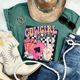 Cowgirl Lucky Tee Unisex T-shirt, Sweatshirt, Hoodie, Long Sleeve Tee