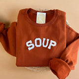 Soup Crewneck Sweatshirt, Cozy Fall Sweaters