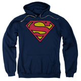 Distressed Shield Hooded Sweatshirt