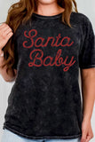 Santa Baby Mineral Graphic Tshirts