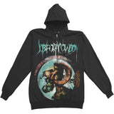 Aztec Zip Up Hooded Fleece Zippered Hooded Sweatshirt