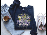 Wisteria Floral Longsleeved Unisex Sweatshirt