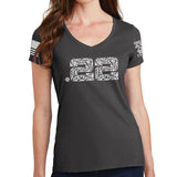Made of 22 Ladies V-Neck T-shirt Style001