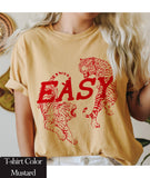 Easy Tiger Tee – Vintage Inspired Retro Festival Shirt Unisex T-shirt, Sweatshirt, Hoodie, Long Sleeve Tee