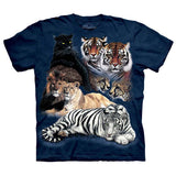 Big Cat Collage T-shirt Style001