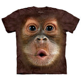 Big Face Baby Orangutan Small T-shirt Style001
