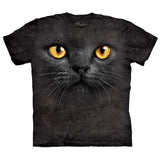 Big Face Black Cat T-shirt Style001