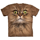 Big Face Brown Cat T-shirt