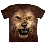 Big Face Roaring Lion T-shirt Style002