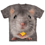 Big Face Grey Mouse T-shirt
