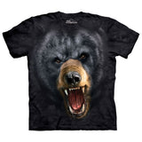 Aggressive Nature:black Bear T-shirt