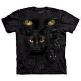 Black Cat Moon Eyes T-shirt