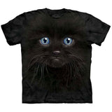 Black Kitten Face T-shirt