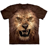 Big Face Roaring Lion T-shirt