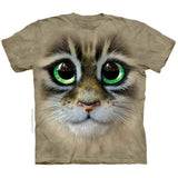 Big Eyes Kitten Face T-shirt Style001