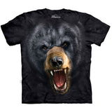 Aggressive Nature:black Bear T-shirt Style001
