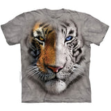 Big Face Split Tiger T-shirt Style001