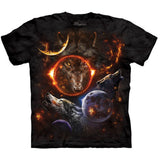 Cosmic Wolves T-shirt Style001