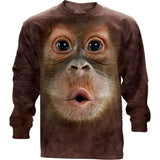Big Face Baby Orangutan Small T-shirt