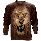 Big Face Roaring Lion T-shirt Style001