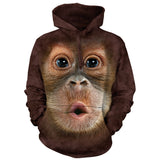 Baby Orangutan Hooded Sweatshirt