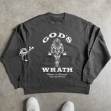 'GOD'S WRATH' GYM BLACK SWEATSHIRT