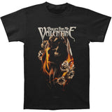 Burning Roses Slim Fit T-shirt