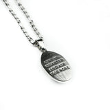 No Quarter Pendant & Chain