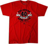 Arlington Babe Ruth 40th Anniversary Fan Shirt
