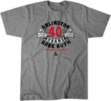 Arlington Babe Ruth 40th Anniversary Fan Shirt