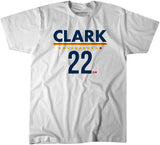 Caitlin Clark: IND 22 - Indiana Basketball Adult Unisex Tee - BWP