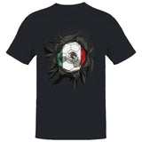 Mexico Soccer Ball Ripped  Men's T-Shirt
