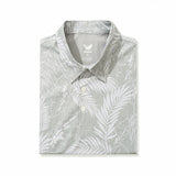 Men's Hawaiian Polo Shirt Short Sleeve 83% Recycled polyester 17% Spandex Yellow Aloha Aloha Escape