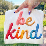 Be Kind Faux Yarn Tee Unisex T-shirt, Sweatshirt, Hoodie, Long Sleeve Tee