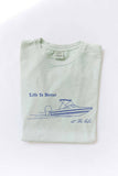 Life Is Better At the Lake Mineral Washed Graphic Top