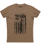 2nd Amendment Patriotic Flag T-Shirt (O)