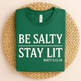Salty & Lit Faith Tee - Christian Gift