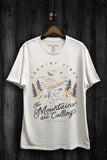 Country Vibes Mountain Graphic Top