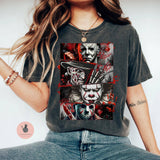 Horror Characters Friends Halloween Matching Shirt