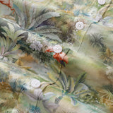 Tropical Hawaiian Shirt For Men Exotic Charm Print Cotton Button-down Short Sleeve Aloha Shirt
