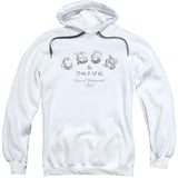 Club Logo Adult 25% Poly Hooded Sweatshirt