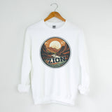 Zion White Crewneck Sweatshirt | National Park |Sizes S-2XL