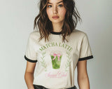 Matcha Latte Social Club -  Cute Matcha Ringer Shirt