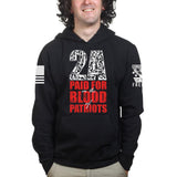 2A Paid For In Blood of Patriots Hoodie Style001