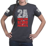 2A Paid For In Blood of Patriots Ladies T-shirt Style001