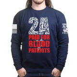 2A Paid For In Blood of Patriots Sweatshirt
